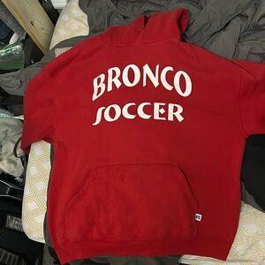 Russel athletic bronco soccer hoodie